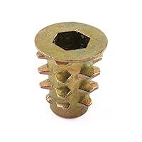 Algopix Similar Product 17 - Type D Threaded Wood Insert Nuts Zinc