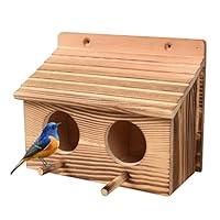 Algopix Similar Product 17 - Parrot Cage Wooden Birdhouse Outdoor