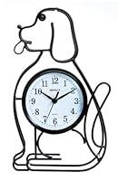 Algopix Similar Product 12 - Maple's Dog Silhouette Table Clock
