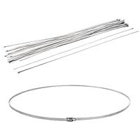 Algopix Similar Product 7 - uxcell Stainless Steel Cable Pipe Tie