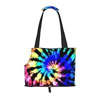 Algopix Similar Product 1 - Pet Dog Sling Carrier Blue Tie Dye