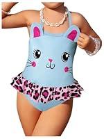 Algopix Similar Product 3 - BEAUDRM Girls Cartoon One Piece