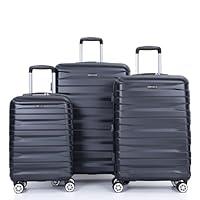 Algopix Similar Product 17 - THREELEMON 3 Piece Luggage Sets PC