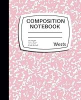 Algopix Similar Product 3 - Composition Notebook Wide Ruled Pastel