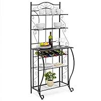 Algopix Similar Product 11 - RAAMZO 5tier Black Metal Cappuccino