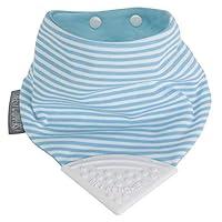 Algopix Similar Product 18 - Cheeky Chompers Aqua Stripes Neckerchew
