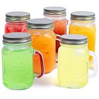 Algopix Similar Product 3 - Estilo Mason Jar 16 oz Set of 6