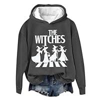 Algopix Similar Product 11 - Halloween Hoodies for Women Crew Neck