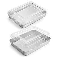 Algopix Similar Product 2 - Efar Toaster Oven Baking Pan with Lid