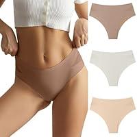 Algopix Similar Product 2 - Seamless Bikini Underwear for Women No