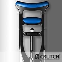 Algopix Similar Product 9 - ecrutch Economy Collapsable Crutch
