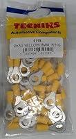 Algopix Similar Product 16 - Tecniks 5119 Yellow Ring 8mm Terminals