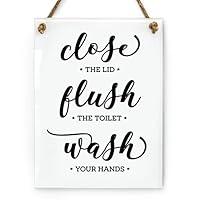 Algopix Similar Product 6 - 6x8 Inch Close the lid Flush the