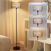 Algopix Similar Product 7 - Netin Rattan Floor Lamp for Living