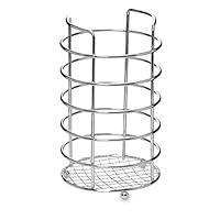 Algopix Similar Product 7 - YBM Home Round Chrome Utensil Holder