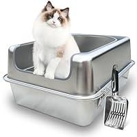 Algopix Similar Product 4 - Aothey Stainless Steel Litter Box with