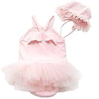 Algopix Similar Product 19 - Baby Girl Swimwear and Hat 2 Pieces Set