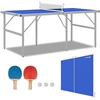Algopix Similar Product 7 - Soozier Mini Ping Pong Table Set for