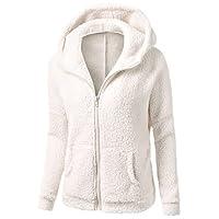 Algopix Similar Product 19 - gbyLJF Womens Fuzzy Fleece Hoodie Full