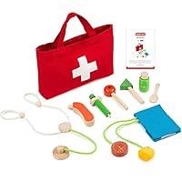 Algopix Similar Product 9 - Kiddie Lark Wooden Toy Doctor Kit For