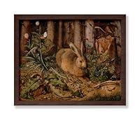 Algopix Similar Product 14 - Monem Art Vintage A Hare in the Forest