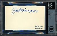 Algopix Similar Product 11 - Joe DiMaggio Autographed 3x5 Index Card