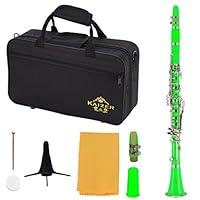 Algopix Similar Product 9 - Kaizer Clarinet B Flat Bb Green