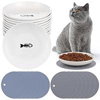 Algopix Similar Product 11 - Dorakitten 12 Pcs Cat Bowls with 12