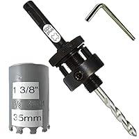 Algopix Similar Product 17 - 1 38 Tungsten Carbide Hole Saw Kit