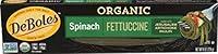 Algopix Similar Product 9 - DEBOLES PASTA SPNCH FETTCNE ORG