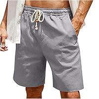 Algopix Similar Product 10 - Uaizbly Mens Cotton Linen Shorts