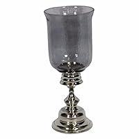 Algopix Similar Product 4 - Benjara BM164594 Metal and Glass Candle