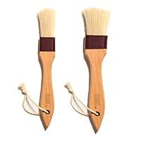 Algopix Similar Product 5 - Pastry Brush Natural Bristle Wooden