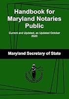 Algopix Similar Product 18 - Handbook for Maryland Notaries Public