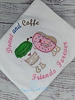 Algopix Similar Product 5 - Donut and Coffee Friends Forever