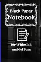 Algopix Similar Product 16 - Black Paper Notebook for White Ink and