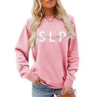 Algopix Similar Product 13 - CREXEMI SLP Sweatshirt Speech Language