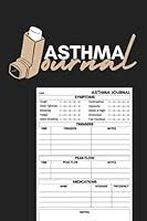 Algopix Similar Product 9 - Asthma Journal Cute Logbook Gift for