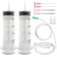 Algopix Similar Product 18 - 200 ml Large Syringe with 40 inch Tube