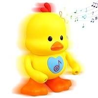 Algopix Similar Product 7 - Duck Toy for 3 Kids Musical Dancing