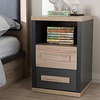 Algopix Similar Product 10 - Baxton Studio Pandora 2 Drawer