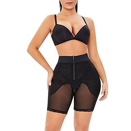 SHAPERX Shapewear for Women Tummy Control Panties OnCore High-Waisted Mid  Thigh Body Shaper Shorts, SZ6223-Beige-L
