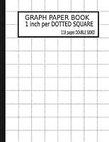 Algopix Similar Product 18 - Graph Paper Book  1 INCH PER DOTTED