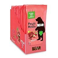 Algopix Similar Product 3 - BEAR Real Fruit Snack Rolls  Gluten
