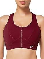 Algopix Similar Product 18 - Yvette Zip Front Sports Bra  High