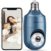 Algopix Similar Product 4 - AlkiVision 2K Light Bulb Security