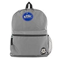 Algopix Similar Product 20 - BAZIC School Backpack 16 Gray