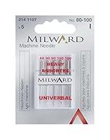 Algopix Similar Product 3 - Milward Sewing Machine Needles Size