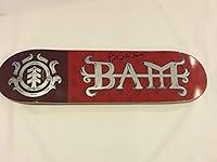 Algopix Similar Product 5 - BAM MARGERA SIGNED ELEMENT 80 RED