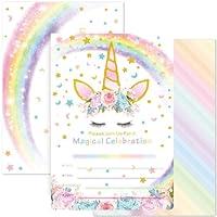 Algopix Similar Product 1 - AMZTM Magical Unicorn Party Invitations